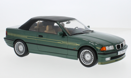 BMW-Alpina B3 3.2 Cabriolet 1996 Groen Metallic - 1:18